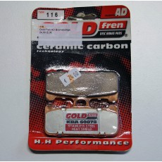 Goldfren Bremsbeläge 116 AD cermaic carbon Aprilia, SWM, TM