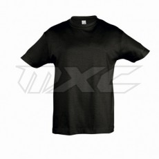 Sols Kids Rundhals T-Shirt black 118cm - 128cm