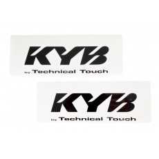 KYB Fork Sticker by Technical Touch Black