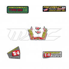 Pro Circuit Exhaust Decals Pro Circuit Exhaust Decals