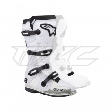 Alpinestars MX Stiefel Tech 8 RS 2015 white vented 7 nur links/only left boot