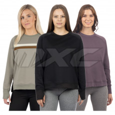 FXR Women Side Star Crewneck Pullover Sweater