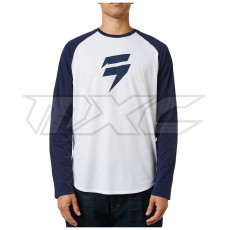 Shift Republic LS T-Shirt white navy S
