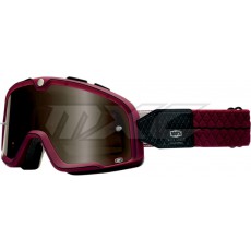 100% Goggle Barstow burgundy mirror bronze