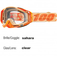 100% Brille Racecraft sahara clear