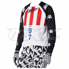 Shift 3LUE Flame Jersey white black S