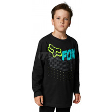 FOX Youth Trice LS T-Shirt black YM