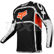 FOX 360 Dvide Jersey black white orange L