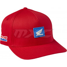FOX Honda Wing Flexfit Hat flame red L/XL