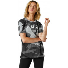 FOX Women Bnkr SS T-Shirt black camo S