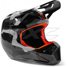 FOX V1 Bnkr Helmet grey camo XXL