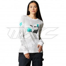 FOX Detonate LS T-Shirt grey white S