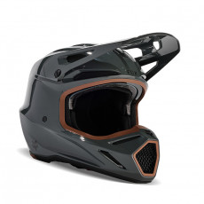 FOX V3 RS Carbon Solid Helmet dark shadow S (leichte Kratzer)