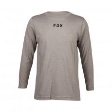 FOX Youth Flora LS T-Shirt heather graphite YM
