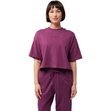 FOX Women Wordmark OS Crop T-Shirt