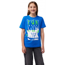 FOX Youth Energy Blast SS T-Shirt blue YM