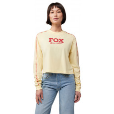 FOX Women Speed & Service LS Crop pale yellow S