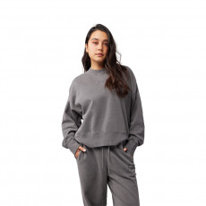 FOX Women Wordmark Oversized Fleece Crew