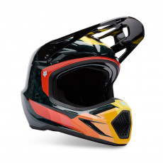FOX V3 RS Grid Helmet black orange M