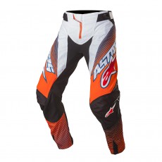 Alpinestars Techstar Factory Pant orange fluor dark blue white 30
