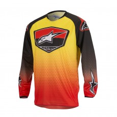 Alpinestars Racer Supermatic Jersey red black yellow M