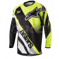Alpinestars Racer Supermatic Jersey black yellow fluo gray L