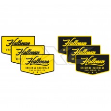 Thor Hallman 6-Pack Decals black yellow