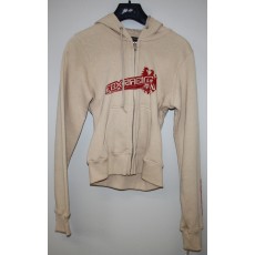 Girls Regal Zip Hoody Khaki XS