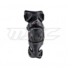 Alpinestars Fluid Tech Carbon Knee Brace Right anthracite red white XL/XXL