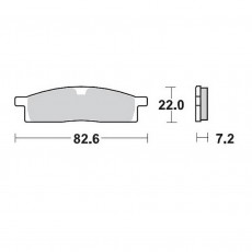 MotoMaster Brake Pad