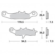 MotoMaster Brake Pad
