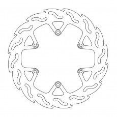 MotoMaster Brake Disc Front Oversize Flame