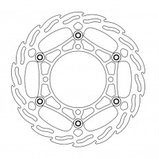 MotoMaster Brake Disc Front Oversize Flame