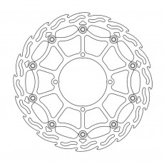MotoMaster Brake Disc Front Supermoto Flame