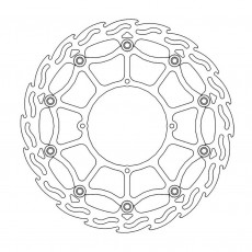 MotoMaster Brake Disc Front Supermoto Flame