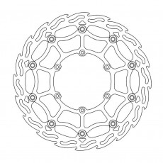 MotoMaster Brake Disc Front Supermoto Flame
