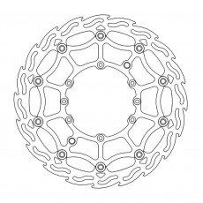 MotoMaster Brake Disc Front Supermoto Flame