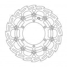 MotoMaster Brake Disc Front Supermoto Flame