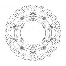 MotoMaster Brake Disc Front Supermoto Flame