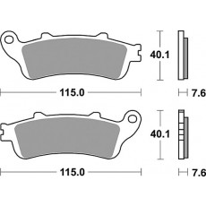 Braking Bremsbeläge SM1 CBR, Vulcan, VFR, ST, NT, GL