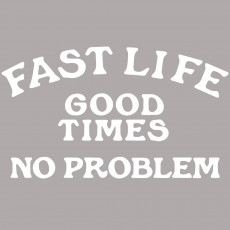 Fasthouse No Problem Die Cut Sticker