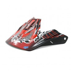 FOX V3 Montage Visor black/red (01049)