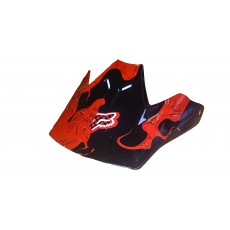 FOX V3 Visor Print black/red