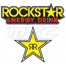 Factory Effex Rockstar 1ft Die Cut Decals