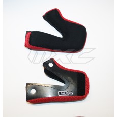 FOX V1 Cheek Pads Wangenpolster black red S/M