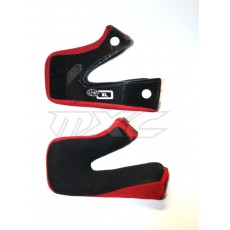 FOX V1 Cheek Pads Wangenpolster black red XL