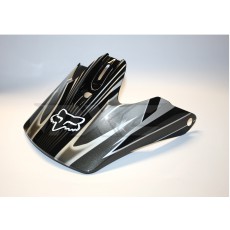 FOX Pilot Helmet Visor Helmschild black white