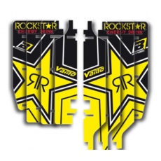 Black Bird Rad Louver Decals Graphic Kit