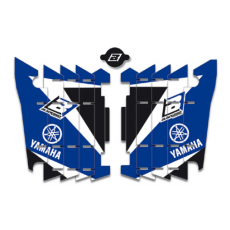 Black Bird Rad Louver Decals Graphic Kit