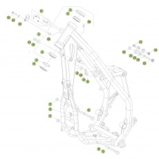 Beta X trainer 15 Rahmen-Ausleger